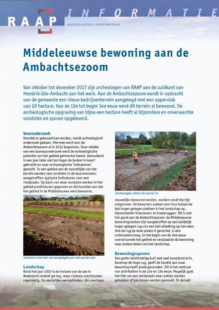 Raap informatie